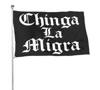 Chinga La Migra Pro Immigration Fascisme Droits de l'Homme Drapeaux de Jardin Décoratifs