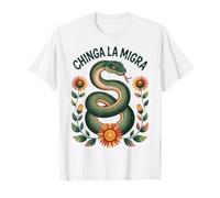 Chinga La Migra Pro Immigration Fascisme Droits de l'Homme T-Shirt