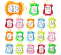 Chingcoo Lot de 18 mini tableaux magiques, cadeau pour anniversaire d'enfants, porte-clés pour enfants