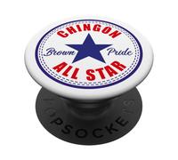Chingon All Star Mexican Pride Brown Pride Chicano Latino PopSockets PopGrip Adhésif