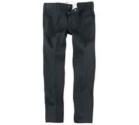 Chino de Dickies - Work Pant Coupe Slim WE872 - W32L32 à W38L34 - pour Homme - noir W38L34