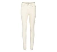 Chino écru uni avec une coupe slim et des passants au niveau de la taille 44