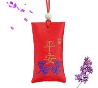 Chinois Classique Sac Bouddhiste Chinois Classique Sac Sel Spirituel 4 x 7 cm Espoir une Vie Meilleur Design Classique pour vestiaire, Bureau, Voiture
