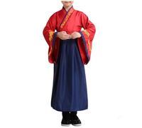 Chinois Enfant Costume Traditionnel,Peignoir Robe Déguisement Danse,Tenue pour Garçon Fille Costume Chinois Traditionnel Idéal pour Spectacles Événements Culturels et Fêtes à Thème Déguisements Folle