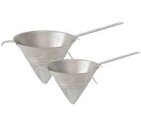 Chinois étamine en inox avec renfort, maille fine, trou 0,4 mm ø 20 cm