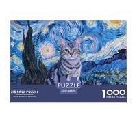 Chinois Li Hua Puzzle pour Adultes 1000 Pièce Pet Chat Mignon Impossible Défi Jouets Jeu Éducatif De Décoration Familiale 38x26cm/1000pcs