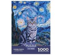 Chinois Li Hua Puzzle pour Adultes 1000 Pièces Pet Chat Mignon Qualité Supérieure Défi Jouets Jeu De Toute La Famille Cadeaux Hommes 38x26cm/1000pcs