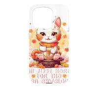 Chinois Nouvel an Chanceux Chat Im Just Here for The Red Coque pour iPhone 15 Pro