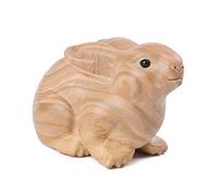 Chinois Rabbit Ornements Mini Animal Art Sculpture Décoration de Bureau Home Office Car Decoration Decoration Pques Anniversaire du Jour de Pques, Mad Hatter Tea Party Art Decoration, M