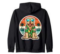 Chinois Shar-Pei propriétaire de chien Summer Vibes Vacation Tropical Sweat à Capuche
