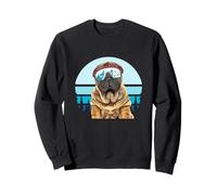 Chinois Shar-Pei Ski Hiver Montagne Amoureux des Chiens Sweatshirt