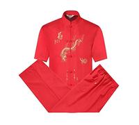 Chinois Vêtements Costume Tang - Traditionnel China Ancient Costume Arts Martiaux Tangzhuang Kung Fu Manche Longue/Manche Courte Veste Suits Chemise Outfit Uniforme pour Hommes