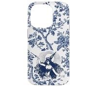Chinoiserie Floral Magik Witchy Elegant Woman Lance Un Sort Coque pour iPhone 14 Pro