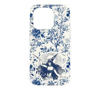 Chinoiserie Floral Magik Witchy Elegant Woman Lance Un Sort Coque pour iPhone 15 Pro