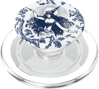 Chinoiserie Floral Magik Witchy Elegant Woman Lance Un Sort PopSockets PopGrip pour MagSafe