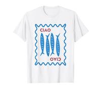 Chinoiserie Italienne Vintage Sardine Ciao, Poisson Summer Vibe T-Shirt