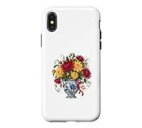 Chinoiserie Vase Chrysanthème Rassembler Ici Automne Floral Coque pour iPhone X/XS