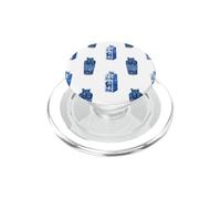 Chinoiserie Vases à Fleurs esthétiques Bleues et Blanches PopSockets PopGrip pour MagSafe