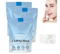 Chinology - Lot de 3 masques de levage de ligne - Masque de traction en forme de V - Sangle de menton pour dormir - Exerciseur de mâchoire