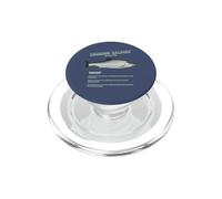 Chinook King Salmon Design for Fisherman PopSockets PopGrip pour MagSafe