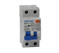 CHINT Interrupteurs magnétothermiques série NB1L-40, NB1L1, NB1L-2, NB1-63, NL1-63, DZ47-60/eB (NB1L-2, Type A, 230Vac-25A-300mA)