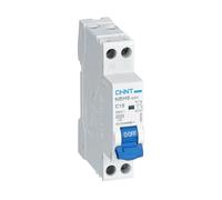 Chint Nbh8-40-c16 miniature Circuit Breaker, 16 A, 1P + N, courbe C