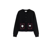 Chinti & Parker Cardigan 'Snoopy & Charlie Brown' rouge / noir / blanc, Taille M