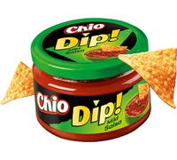 Chio Dip Mild Salsa avec des morceaux de poivrons et de tomates fruités 200ml