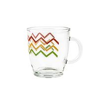 Chio Naxos Mug in Vetro Decorata cc380, Multicolore
