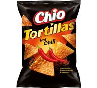 Chio Tortillas Chips Hot Chili végétariennes piquantes 110g
