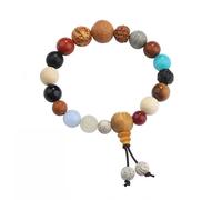 Chiorgone Bracelet Bodhi fait à la main 18 perles avec cristaux naturels pour équilibrer les chakras, bijoux Feng Shui pour méditation, énergie positive et protection spirituelle, accessoire de perles
