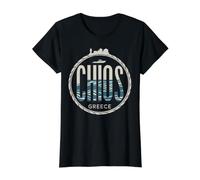 Chios Grèce Nautical City Travel Design T-Shirt Graphique avec Valeur
