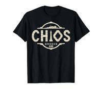 Chios Grèce Nautical City Travel Design T-Shirt Graphique avec Valeur