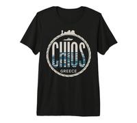Chios Grèce Nautical City Travel Design T-Shirt Haut de Gamme