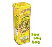 Chiostro di Saronno® | Amaretti del Chiostro® | Amaretti Doux au Citron - 180 Gr | Boîtes Pâtisserie | Macarons Citron Sans Gluten Emballage Métallique