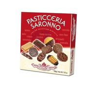Chiostro di Saronno® | Amaretti del Chiostro® | Pâtisseries Mixtes Assorties - 200 Gr | Boîtes Pâtisserie | Assortiment de Biscuits au Chocolat