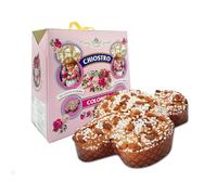 Chiostro di Saronno, Colomba Classique 1 Kg, Colomba de Pâques Avec Fruits Confits, Glaçage au Sucre et Amandes, Coffret Vintage