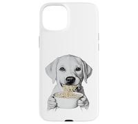 Chiot affamé Mangeant des Nouilles Ramen pour Les Amoureux des Chiens Coque pour iPhone 15 Plus