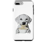 Chiot affamé Mangeant des Nouilles Ramen pour Les Amoureux des Chiens Coque pour iPhone 7 Plus/8 Plus
