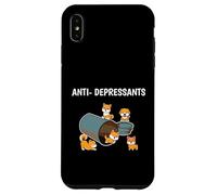 Chiot Anti-Depressants Chien Cadeau de Chien Maman Chien Coque pour iPhone XS Max
