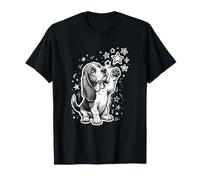 Chiot Basset Hound Stars Y2K Silly Grunge Vintage T-Shirt
