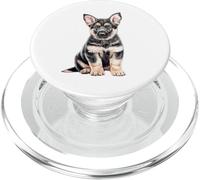 Chiot Berger Allemand Dessin Art Amoureux des Chiens PopSockets PopGrip pour MagSafe