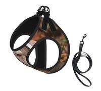 Chiot Bouledogue américain,Harnais pour Animaux de Compagnie, Harnais réfléchissant réglable pour Chien,M
