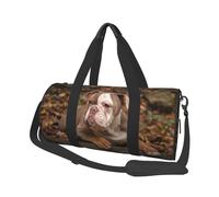 Chiot Bouledogue américain, Sac de Voyage de Grande capacité, Sac à Main Rond, Sac de Voyage de Sport, fourre-Tout, Sac de Fitness