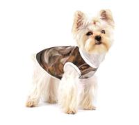 Chiot Bouledogue américain,T-Shirt sans Manches en Coton pour Animaux de Compagnie, Gilet Respirant, Extensible et Doux,S