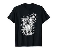 Chiot Bouledogue français étoiles Y2K Silly Grunge Vintage T-Shirt