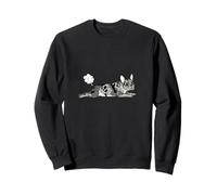 Chiot Bouledogue Français Merle Qui Pète Humour Chien Sweatshirt