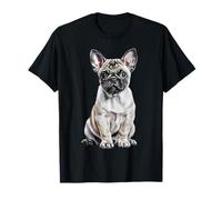 Chiot Carlin Croquis Dessin Art Amoureux des Chiens T-Shirt