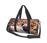 Chiot Carlin, Sac de Voyage de Grande capacité, Sac à Main Rond, Sac de Voyage de Sport, fourre-Tout, Sac de Fitness