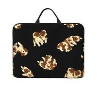Chiot Cavalier,Housse pour Ordinateur Portable 14 Pouces, Sacoche pour Ordinateur Portable, Mallette avec poignée